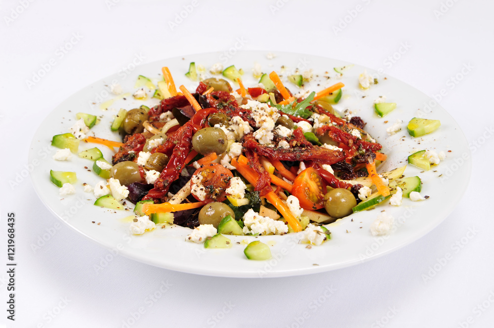 Fresh Vegetable Salad close-up Fresh Vegetable Salad close-up