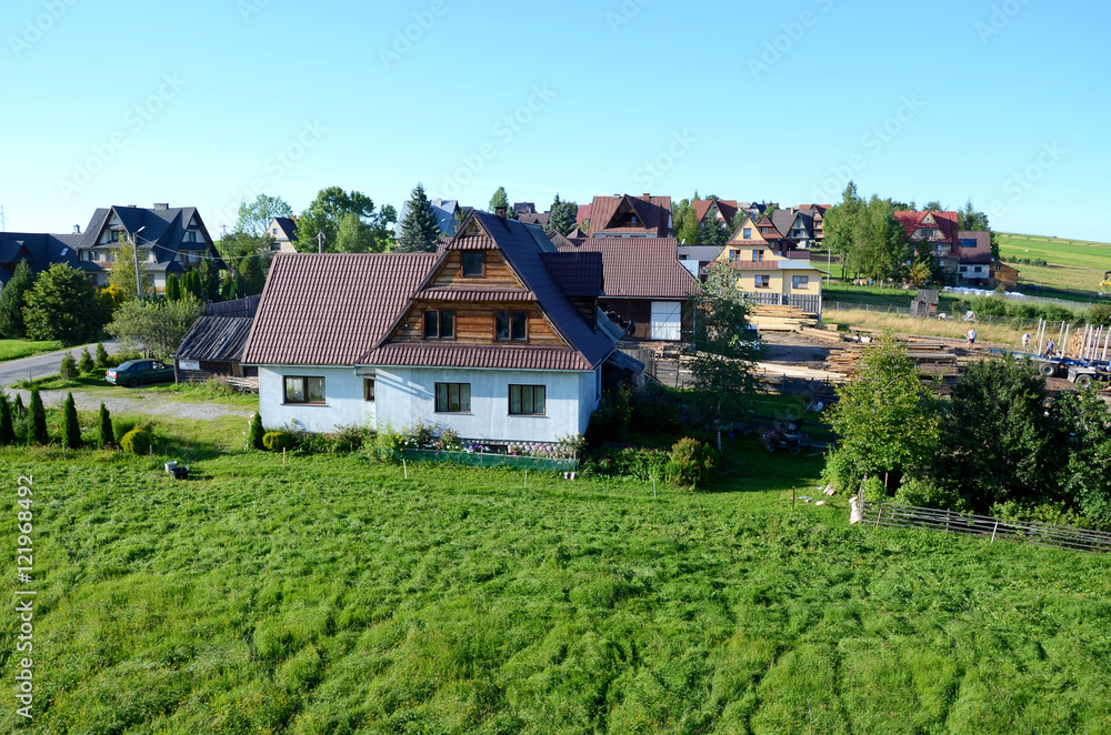 The village in the Tatra Mountains (Poland)