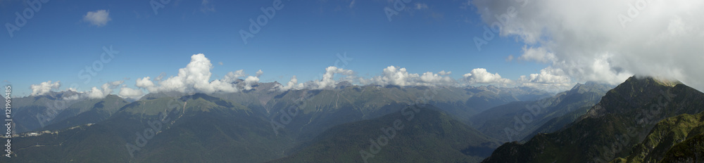 Панорама Кавказских гор