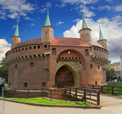 Barbican in Krakow photo