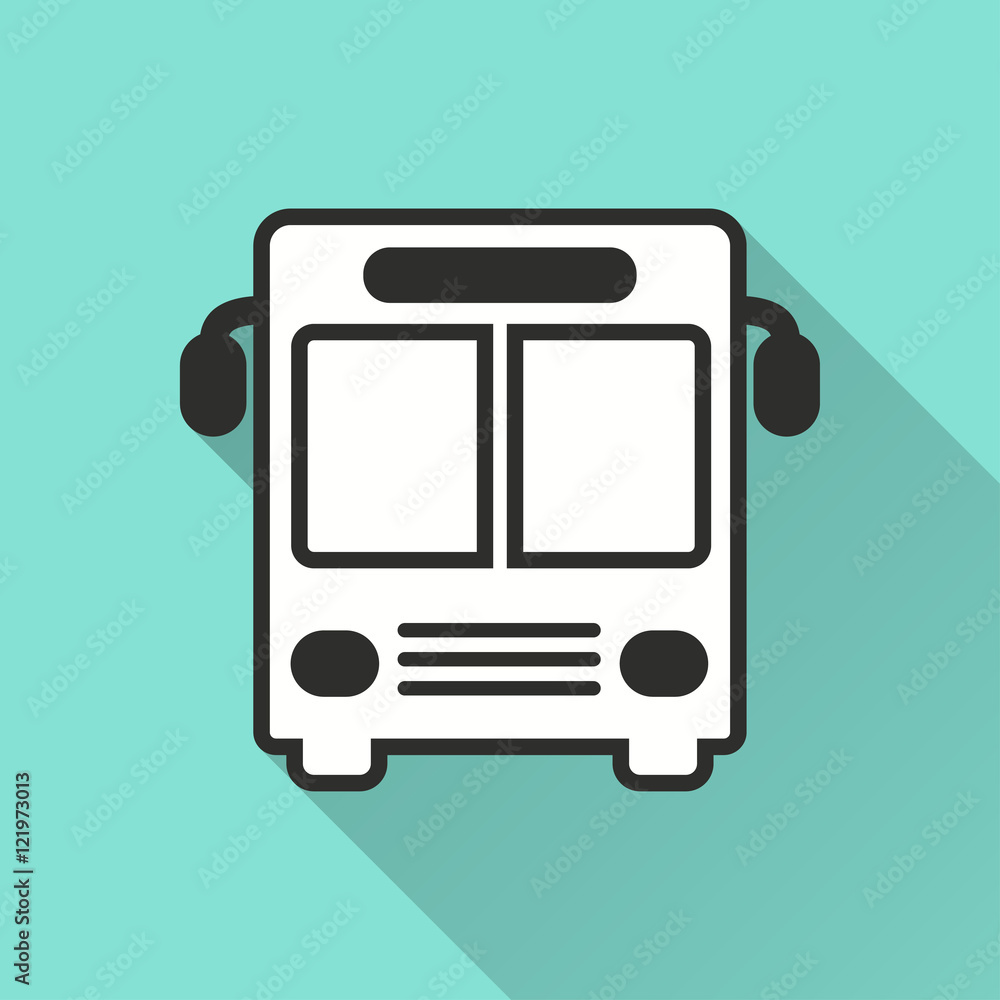 Bus - vector icon. Bus - vector icon.