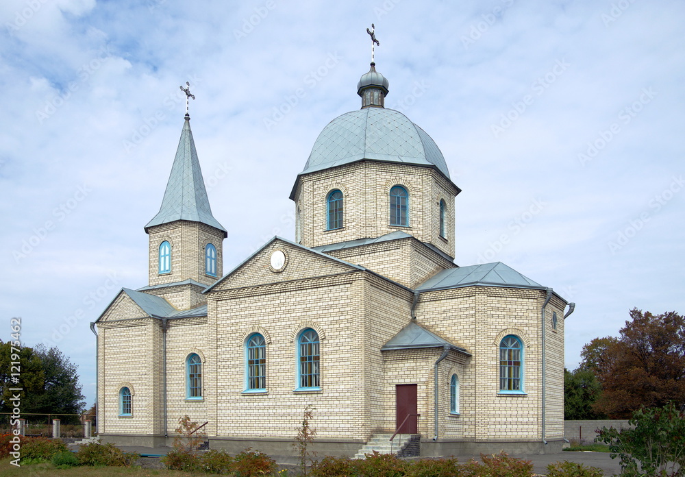 Modern public building of the Christian Orthodox Church.