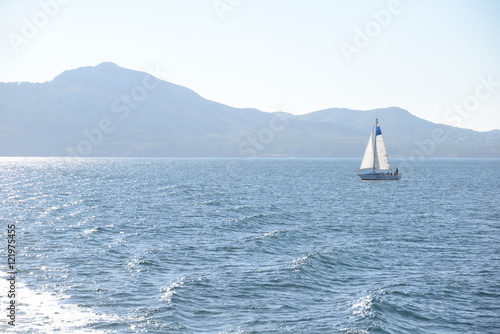 Segelboot bei Mallorca