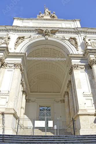 Palazzo delle Esposizioni neoclassical exhibition hall in Rome photo