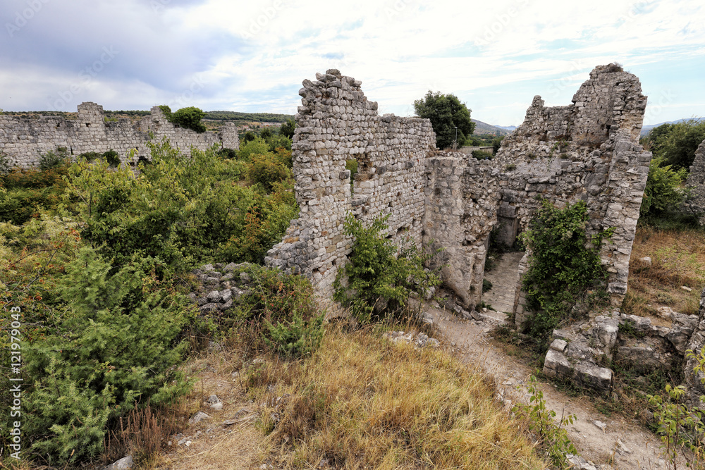 Ruins of Croatian kings castle