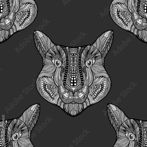 Seamless Tiger pattern