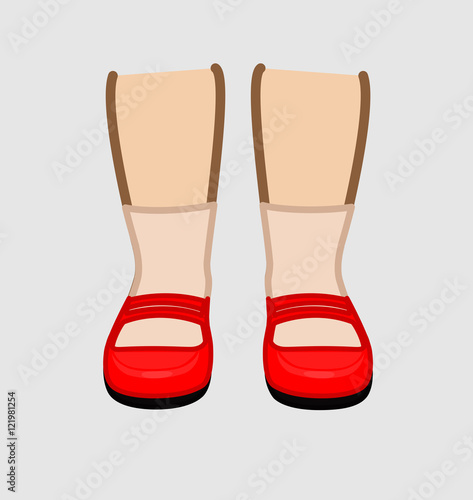 Female Legs with Shoes