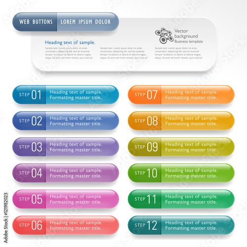 Infographics Web Banner & Label Design