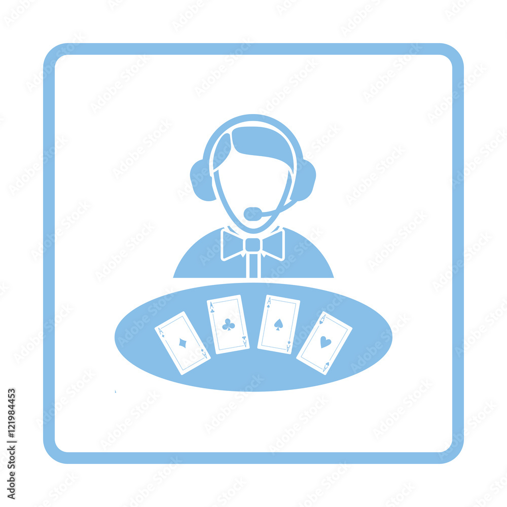 Casino dealer icon Casino dealer icon