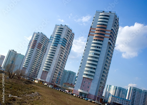 High-rise apartment houses