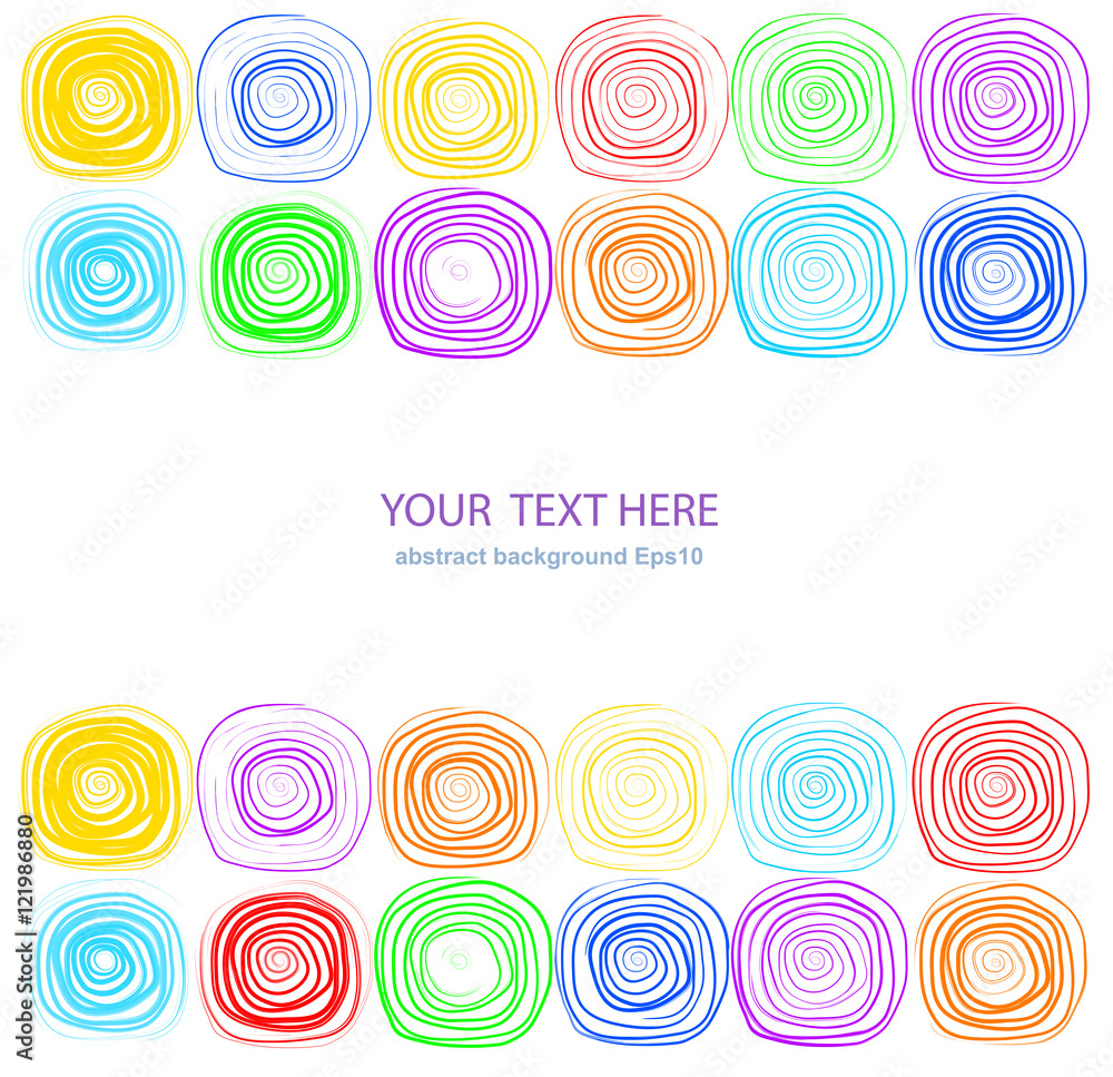 Seamless geometric pattern with abstract circles Seamless geometric pattern with abstract circles