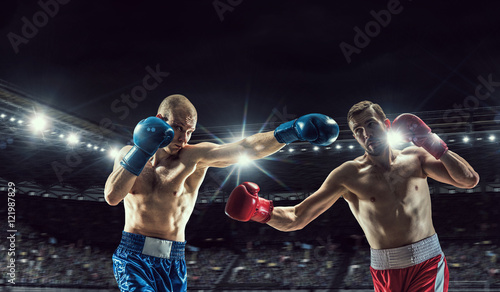 Professional box match . Mixed media © Sergey Nivens