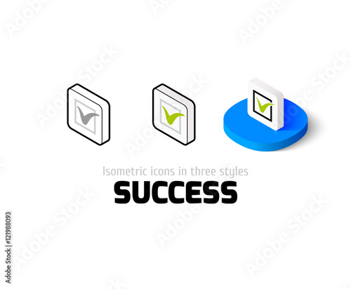 Success icon in different style