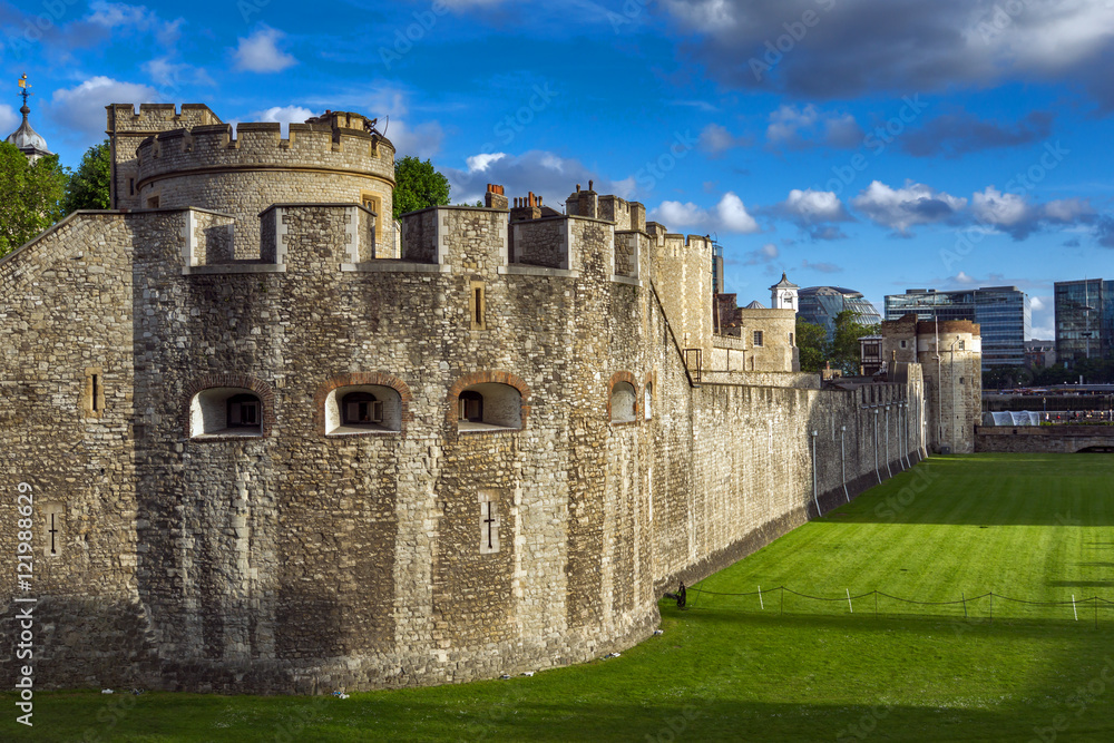 Historic Tower of London, England, Great Britain