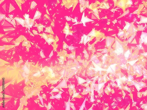 Pink triangle abstract background
