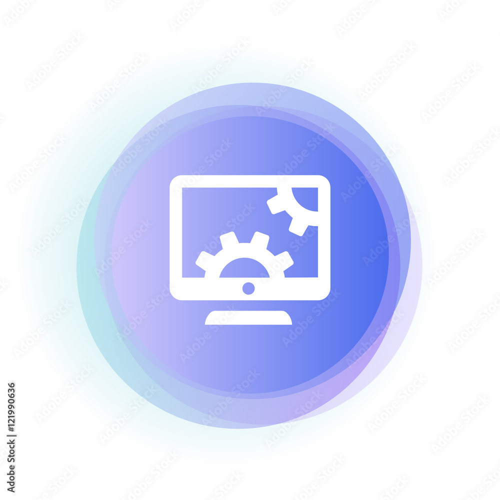 Abstract App Button Abstract App Button
