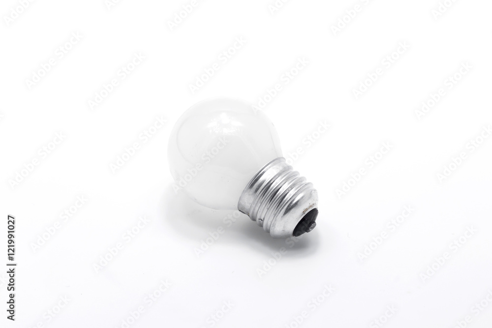 Old light bulb isolated on white background Old light bulb isolated on white background