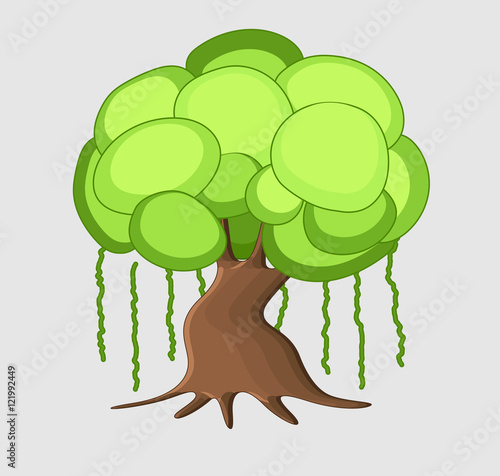 Dwarf Tree Vector