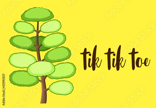 Scrapbook Tree Vector Template