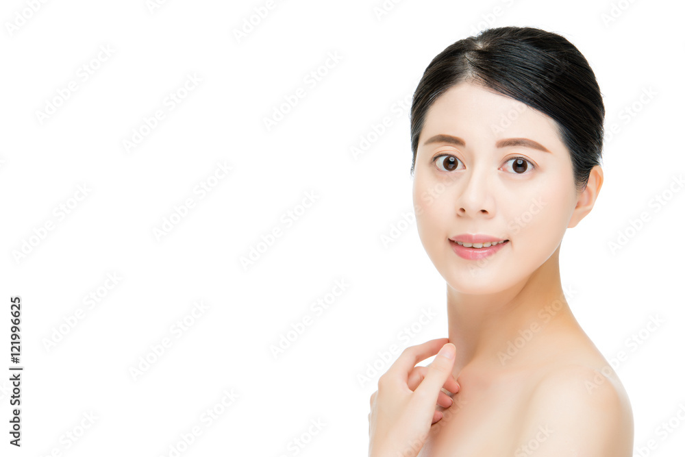 asian beautiful face of young adult woman clean fresh skin asian beautiful face of young adult woman clean fresh skin