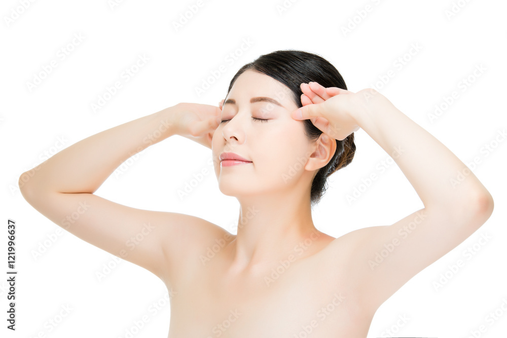 asian beautiful face of young adult woman clean fresh skin asian beautiful face of young adult woman clean fresh skin