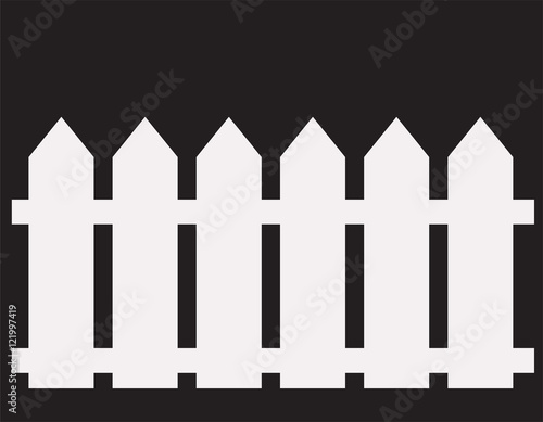 fence icon. fence icon object