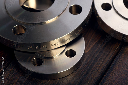 Vászonkép Metal flange ring