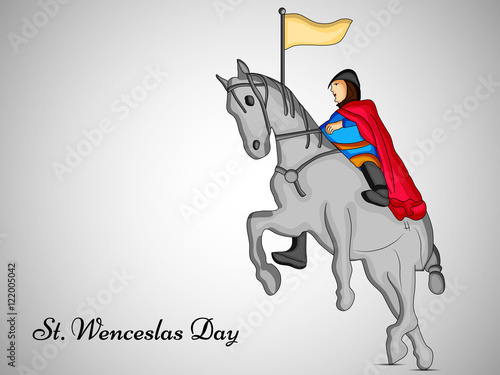 Saint Wenceslaus day background