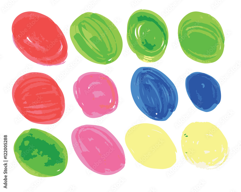 Markers isolation circle. Markers isolation circle.