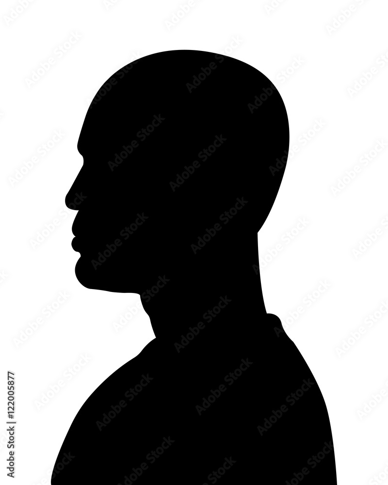 Männliche Silhouette Männliche Silhouette