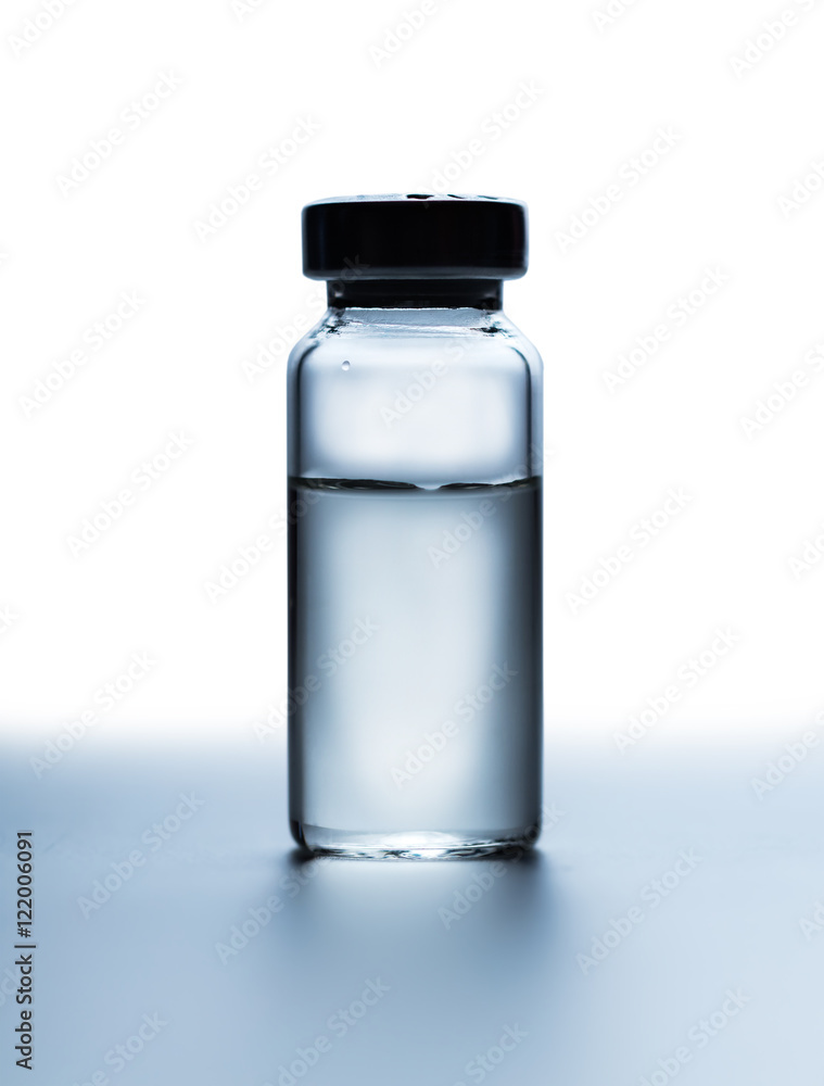 medicament in a glass vial medicament in a glass vial