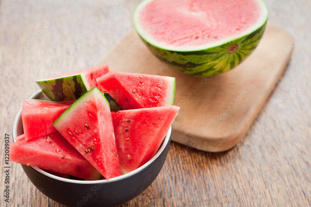slices of watermelon slices of watermelon