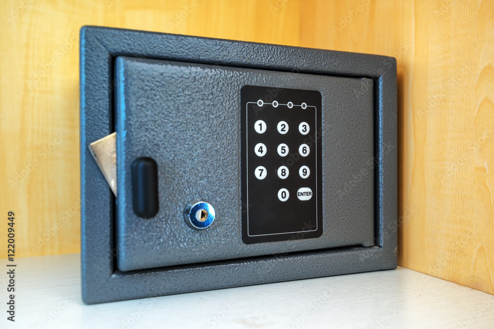 Hotel room safety deposit box Hotel room safety deposit box