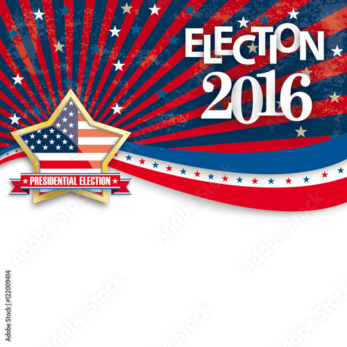 Presidential Election 2016 Golden Star Stripes