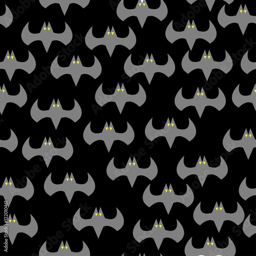 Seamless Bat Pattern.Cute Pattern photo