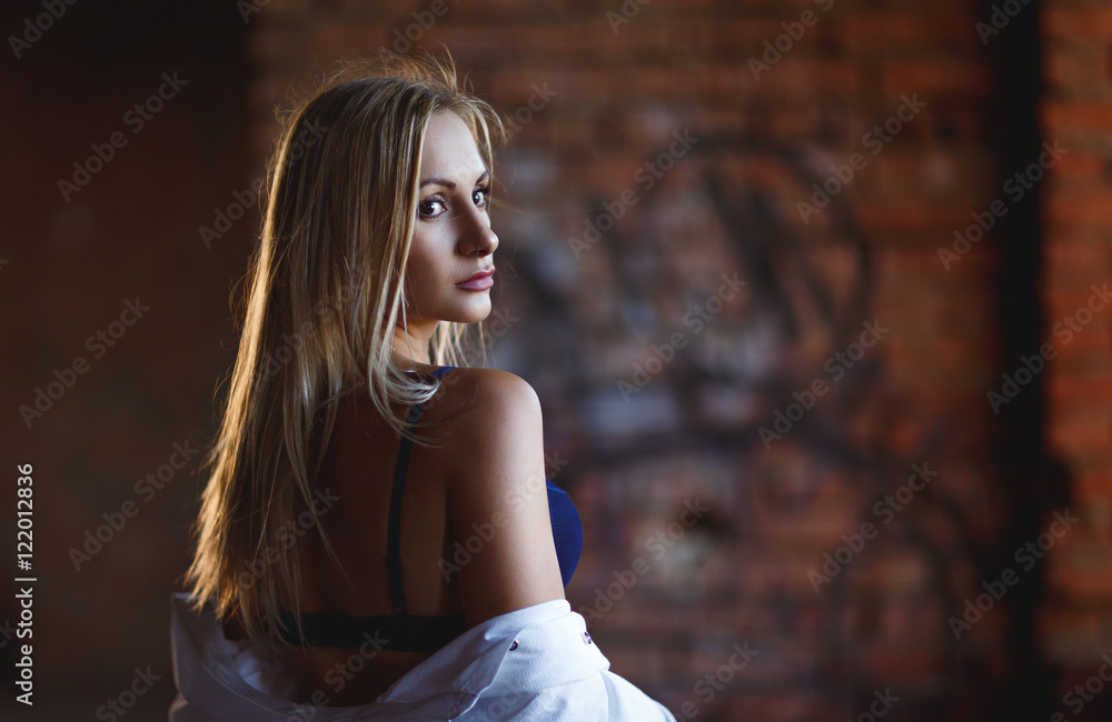 Obraz premium Portrait of a beautiful girl