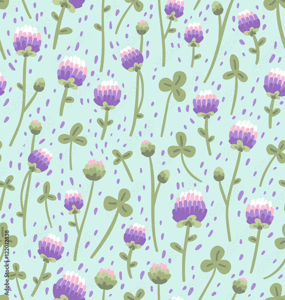 Clover seamless pattern Clover seamless pattern
