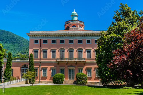 Ciani botanical park (Parco Civico) in Lugano, Switzerland. photo