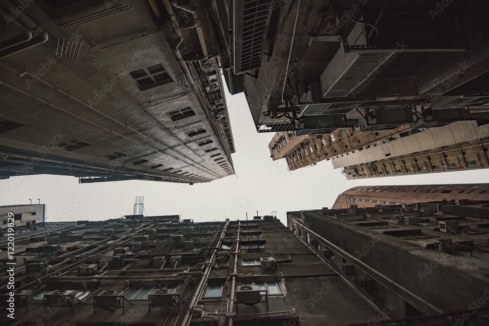 Ταπετσαρία Old apartments in Hong Kong