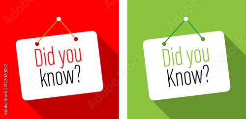 Did you know ?