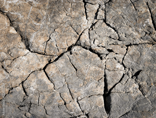old rugged grooves of surface limestone rocks