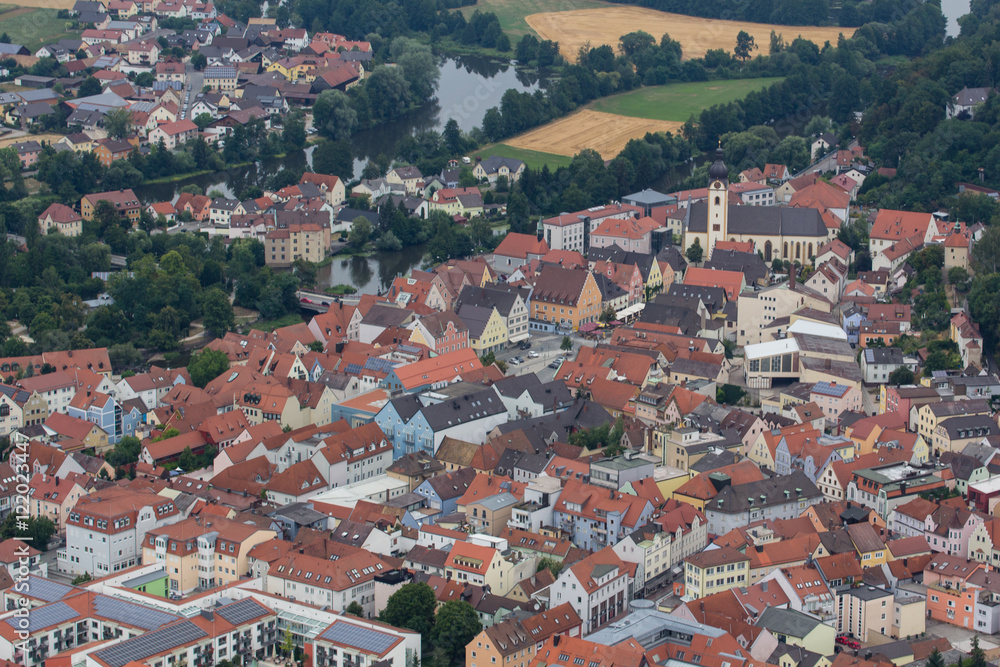 aerial view of Schwandorf