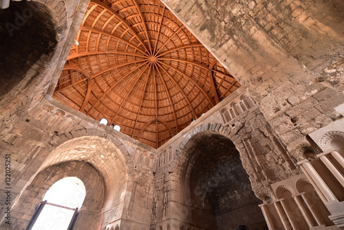 Fotografía The reconstructed dome of the monumental gateway, Umayyad Palace, Amman, Jordan