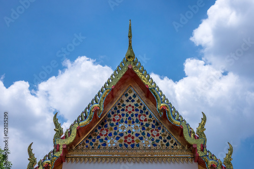 Buddhistische Architektur Wat Pho in Bangkok