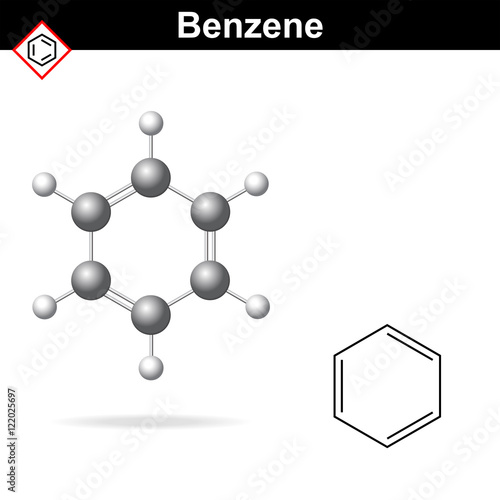 Benzene 3d molecular structure
