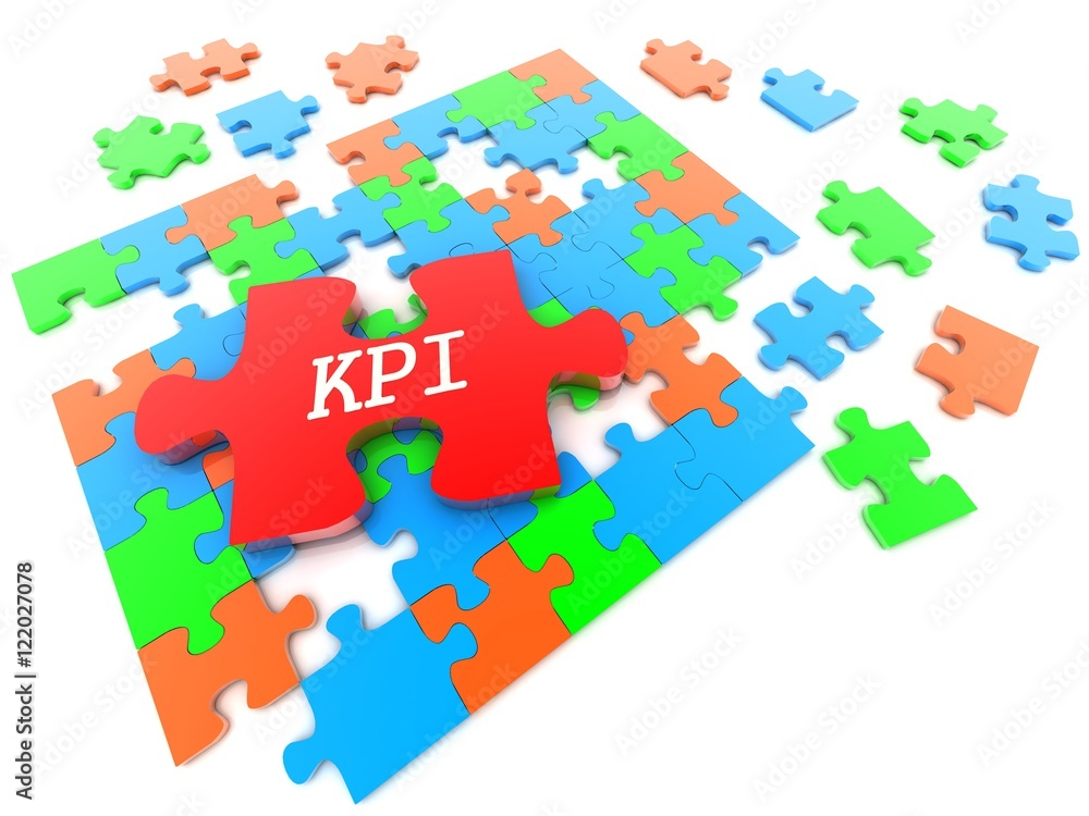 KPI 3D rendering KPI 3D rendering