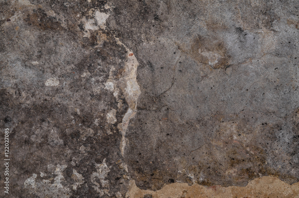 old spotty stained concrete wall texture background. gray color old spotty stained concrete wall texture background. gray color