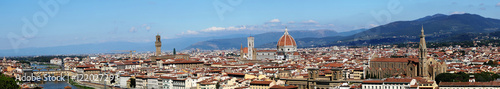 Panorama - Florence, Italy, the ancient city of the arts.
