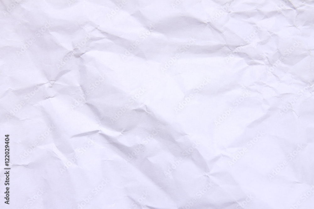 White color tone crumpled paper edge for background:ragged carto