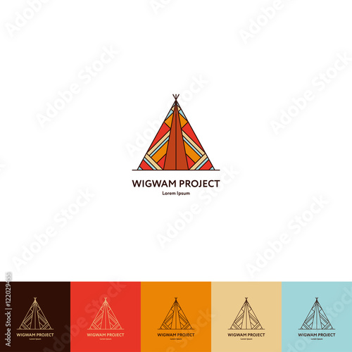 Set of wigwam logo